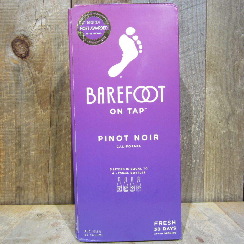 BAREFOOT PINOT NOIR BOX WINE 3L