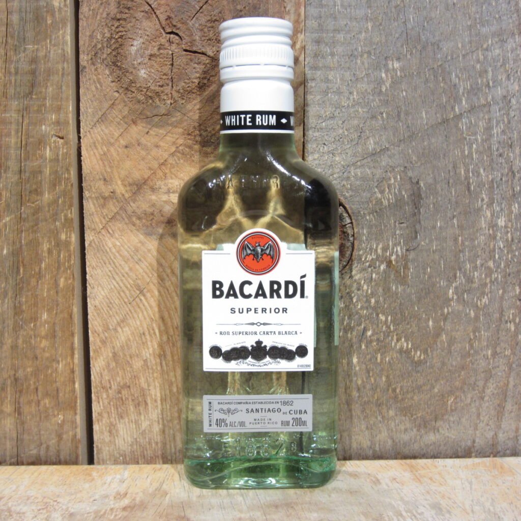 Bacardi Superior 200ml Half Pint Oak And Barrel bacardi-superior-200ml-half-pint-oak-and-barrel