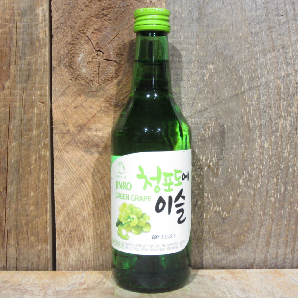JINRO GREEN GRAPE SOJU 375ML