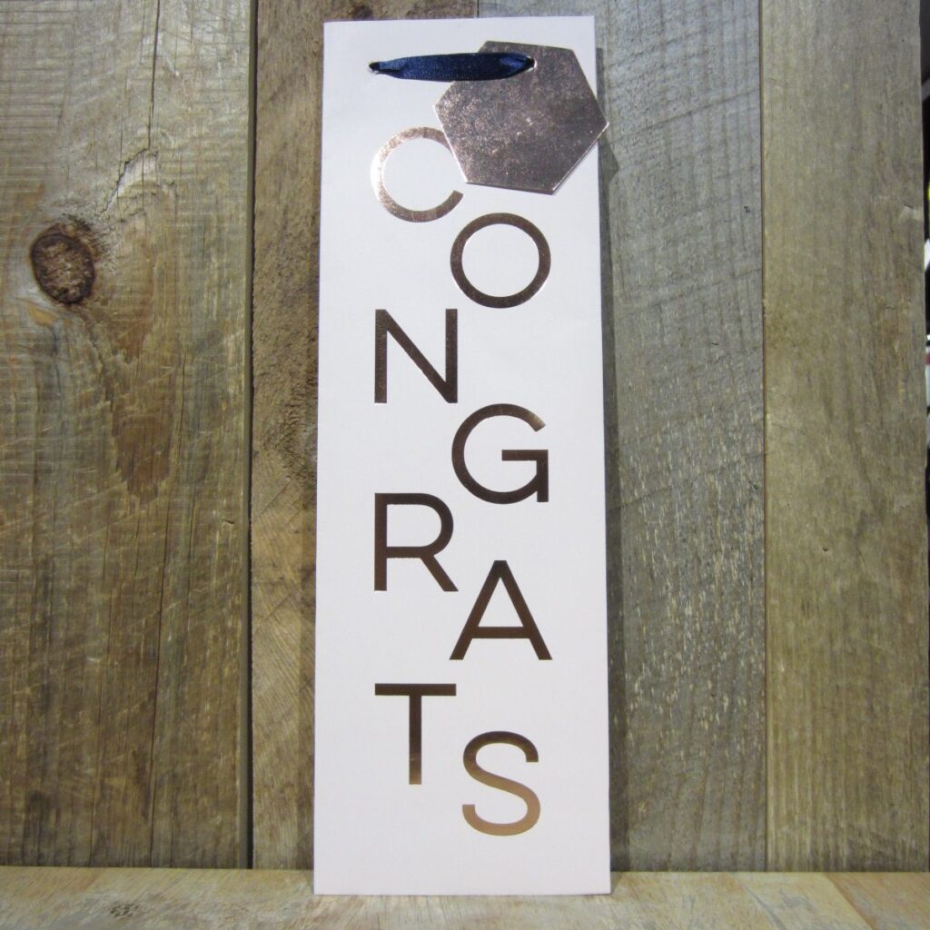 CONGRATS WINE BAG e1568229593102