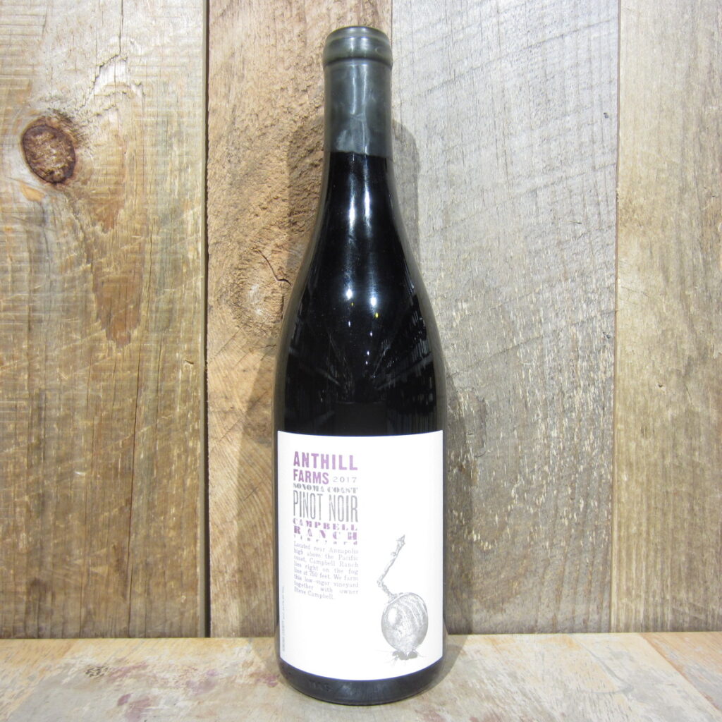 ANTHILL FARMS CAMPBELL RANCH PINOT NOIR 2017 750ML ANTHILL FARMS CAMPBELL RANCH PINOT NOIR 2017 750ML