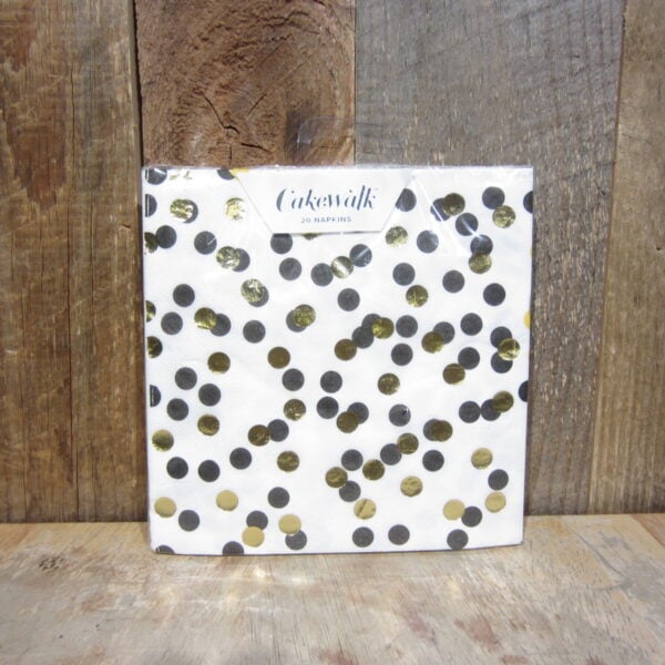 Tuxedo Dot Cocktail Napkins