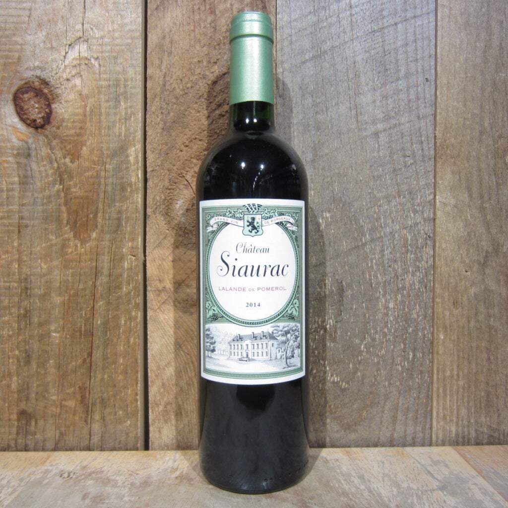 CHATEAU SIAURAC LALANDE DE POMEROL 2014 750ML CHATEAU SIAURAC LALANDE DE POMEROL 2014 750ML