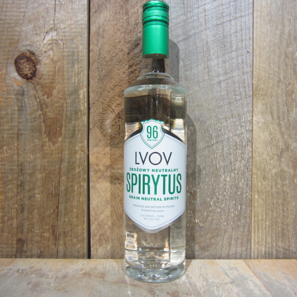 LVOV Spirytus 192 Proof 750ml Oak and Barrel