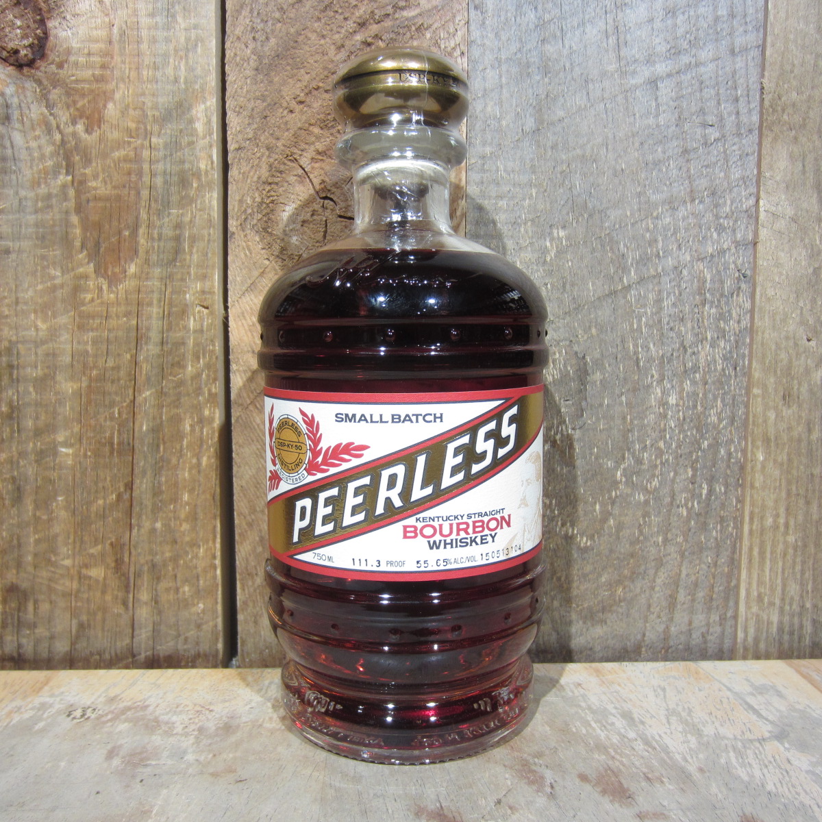Peerless Small Batch Bourbon Whiskey 750ml Oak and Barrel