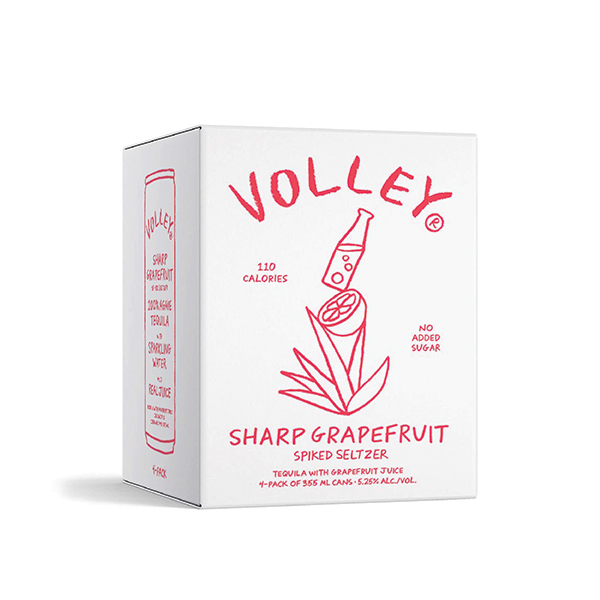 Volley Tequila Spiked Seltzer Grapefruit Volley Tequila Spiked Seltzer Grapefruit