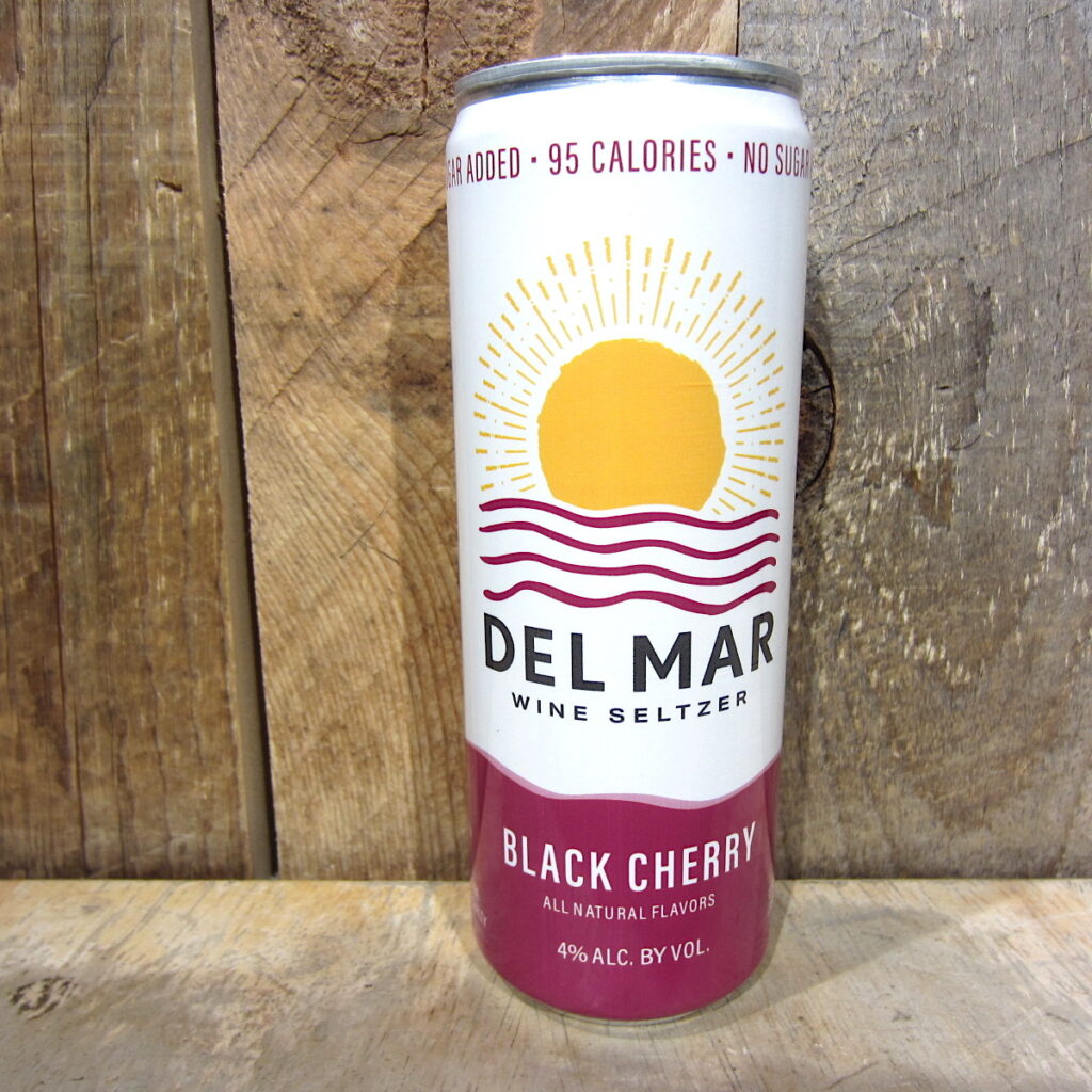 DEL MAR BLACK CHERRY WINE SELTZER CAN 355ML