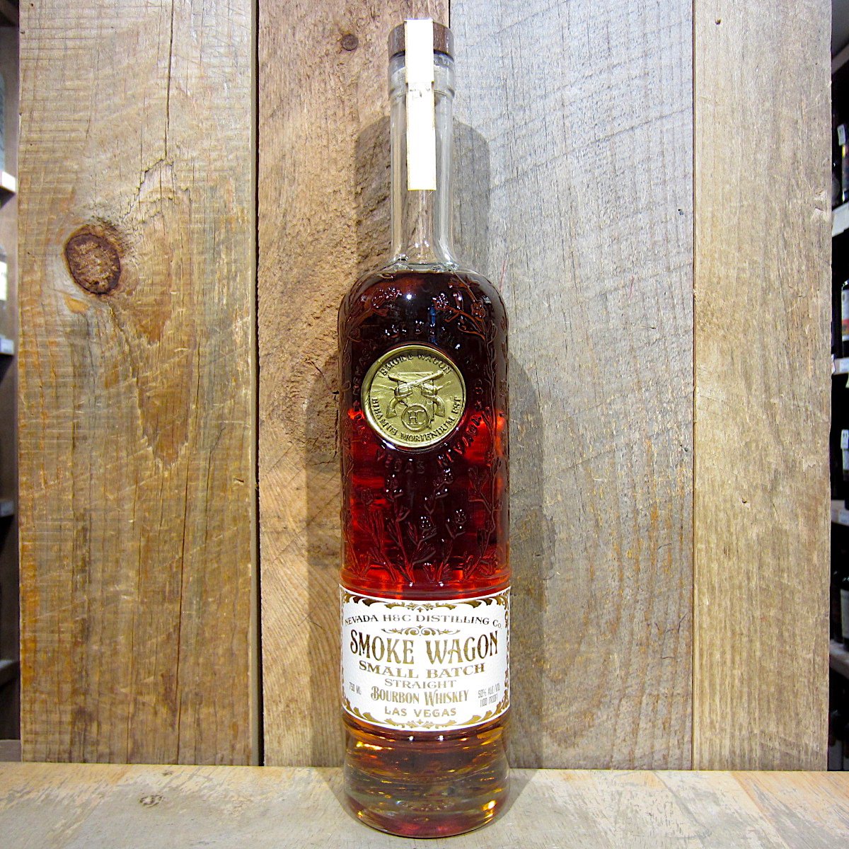 Smoke Wagon Small Batch Bourbon 750ml Oak and Barrel