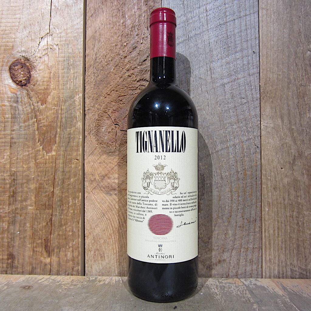 Antinori Tignanello 2012 750ml - Oak and Barrel