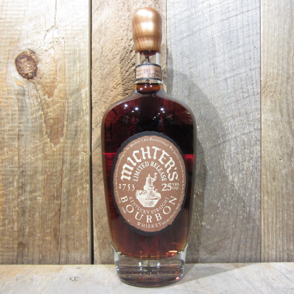 Michters 25 Year Old bourbon