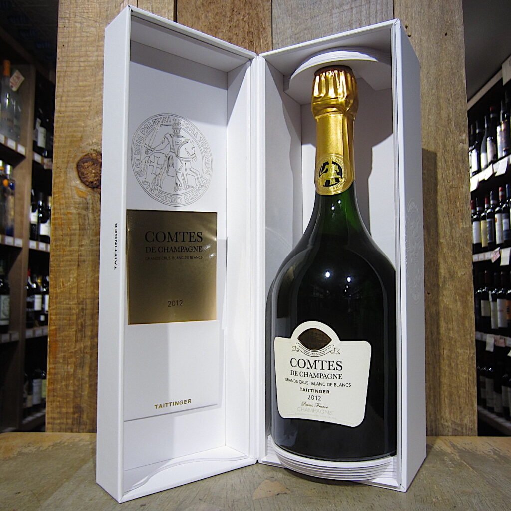 Taittinger Comtes de Champagne Blanc de Blancs gift box Taittinger Comtes de Champagne Blanc de Blancs gift box