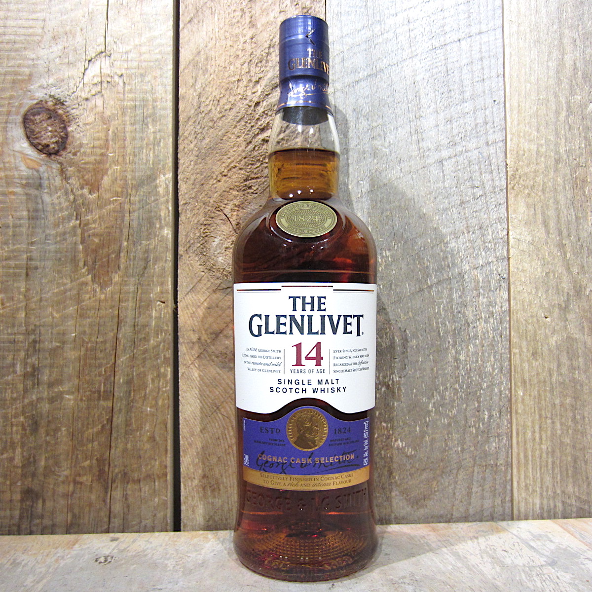 Glenlivet 14 Year Old Cognac Cask 750ml - Oak and Barrel
