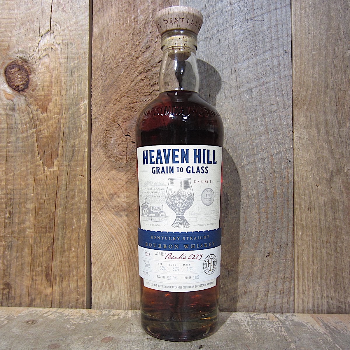 Heaven Hill Grain to Glass Kentucky Straight Bourbon 700ml - Oak 