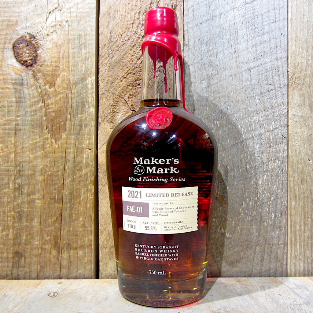 MAKERS MARK LIMITED RELEASE WOOD FINISHING SERIES 2021 FAE 01