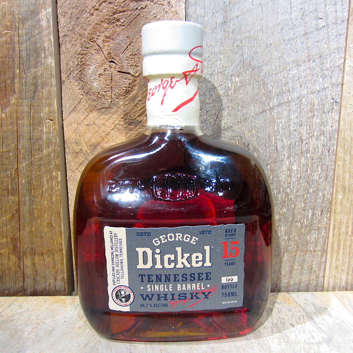 dickel 15 year single barrel