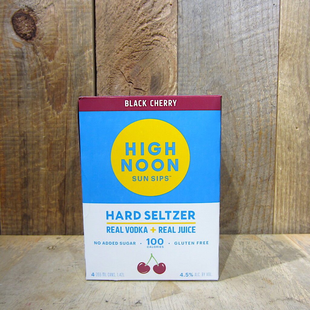 High Noon Vodka and Soda Black Cherry 4 Pack