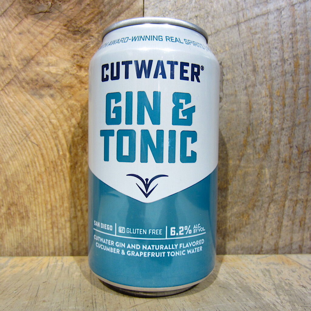 Cutwater Gin and Tonic Single Can