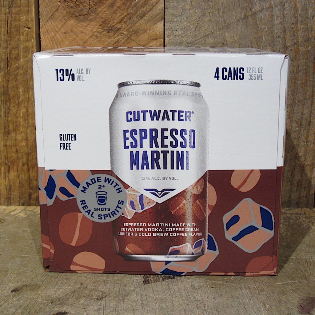 Cutwater Vodka Espresso Martini 4 pack