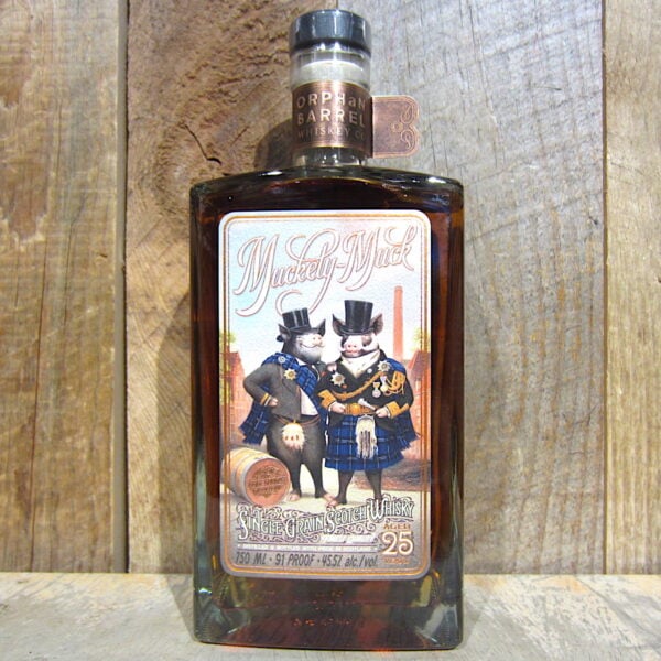 Muckety Muck Orphan Barrel Single Grain Scotch 25 Years Old