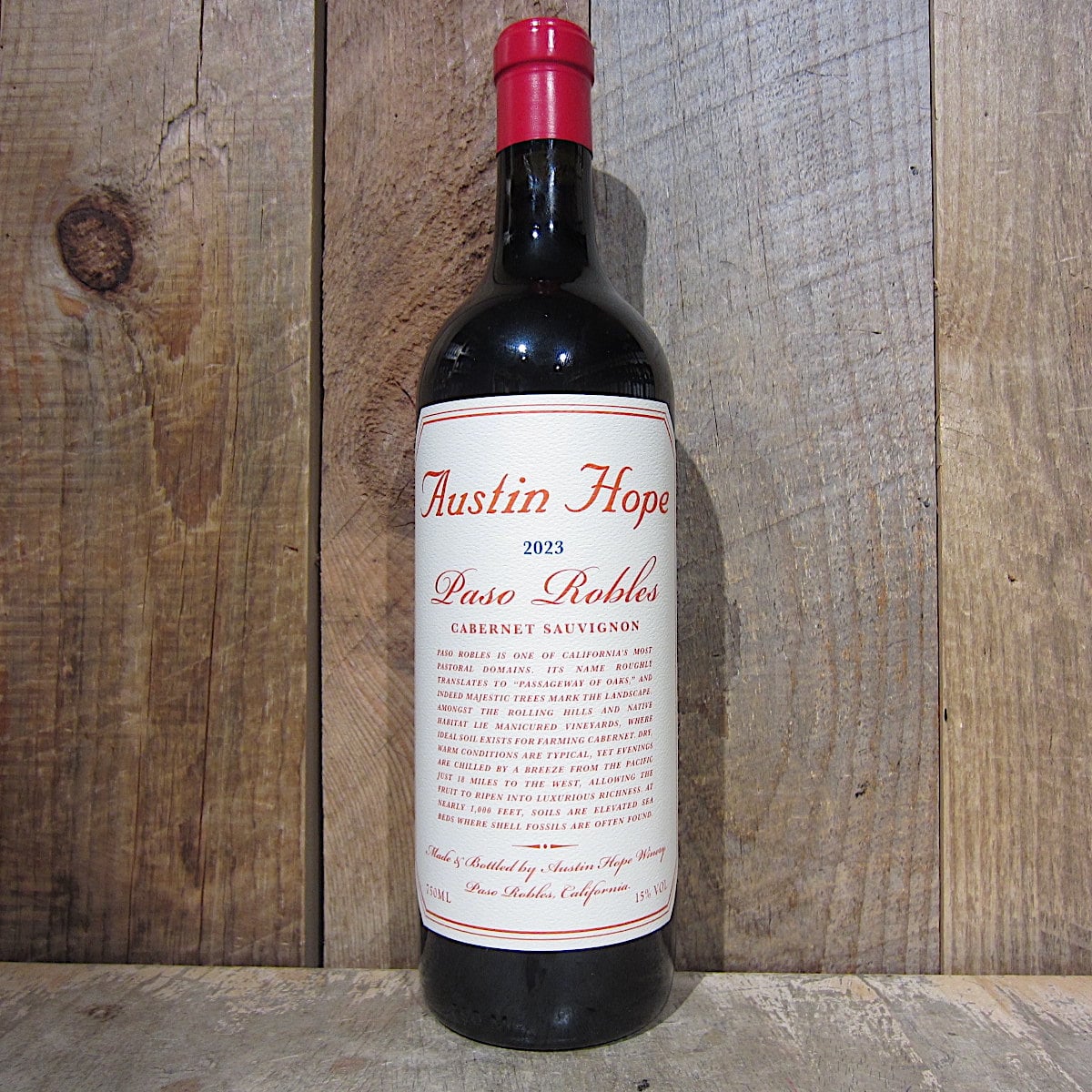 Austin Hope Paso Robles Cabernet Sauvignon 2023 750ml - Oak and Barrel