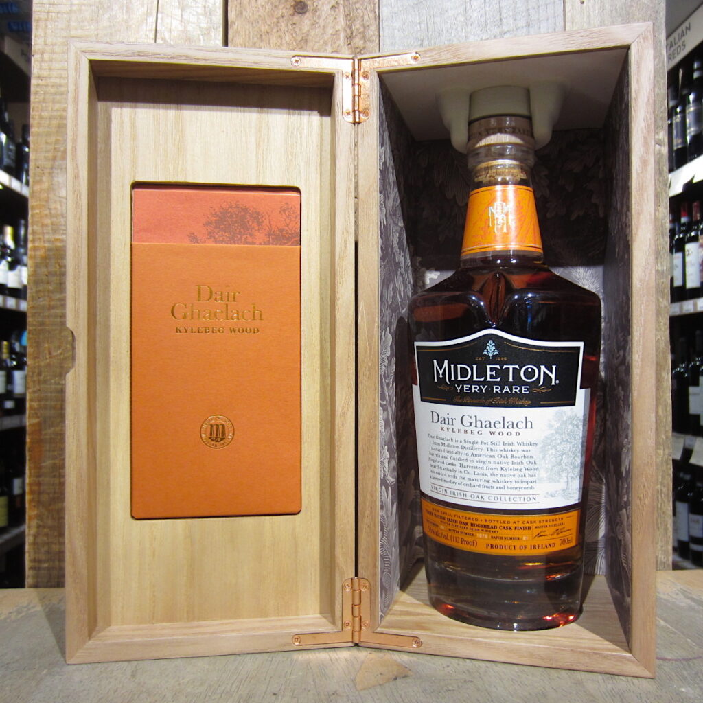 Midleton Dair Ghaelach Kylebeg Wood 112 Proof Tree No. 5 box Midleton Dair Ghaelach Kylebeg Wood 112 Proof Tree No. 5 box