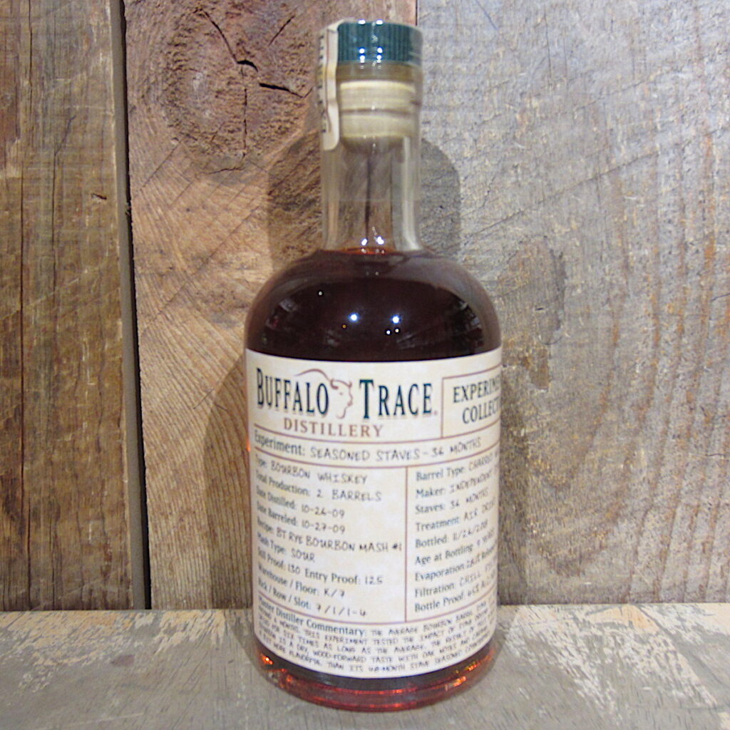 Buffalo Trace Experimental Collection Bourbon Seasoned Staves 36 Months 375ml Buffalo Trace Experimental Collection Bourbon Seasoned Staves 36 Months 375ml