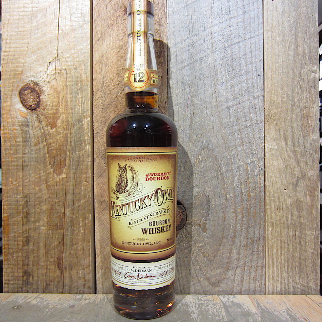 Kentucky Owl Bourbon 120.2pf Batch 12