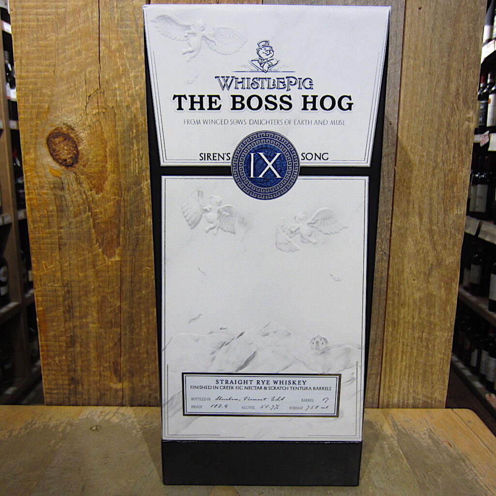 Whistle Pig The Boss Hog IX Siren`s Song Single Barrel Rye gift box Whistle Pig The Boss Hog IX Sirens Song Single Barrel Rye gift box