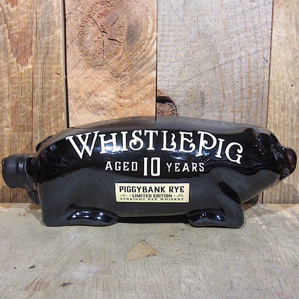 Whistle Pig Piggybank Straight Rye Whiskey 10 Year Limited Edition