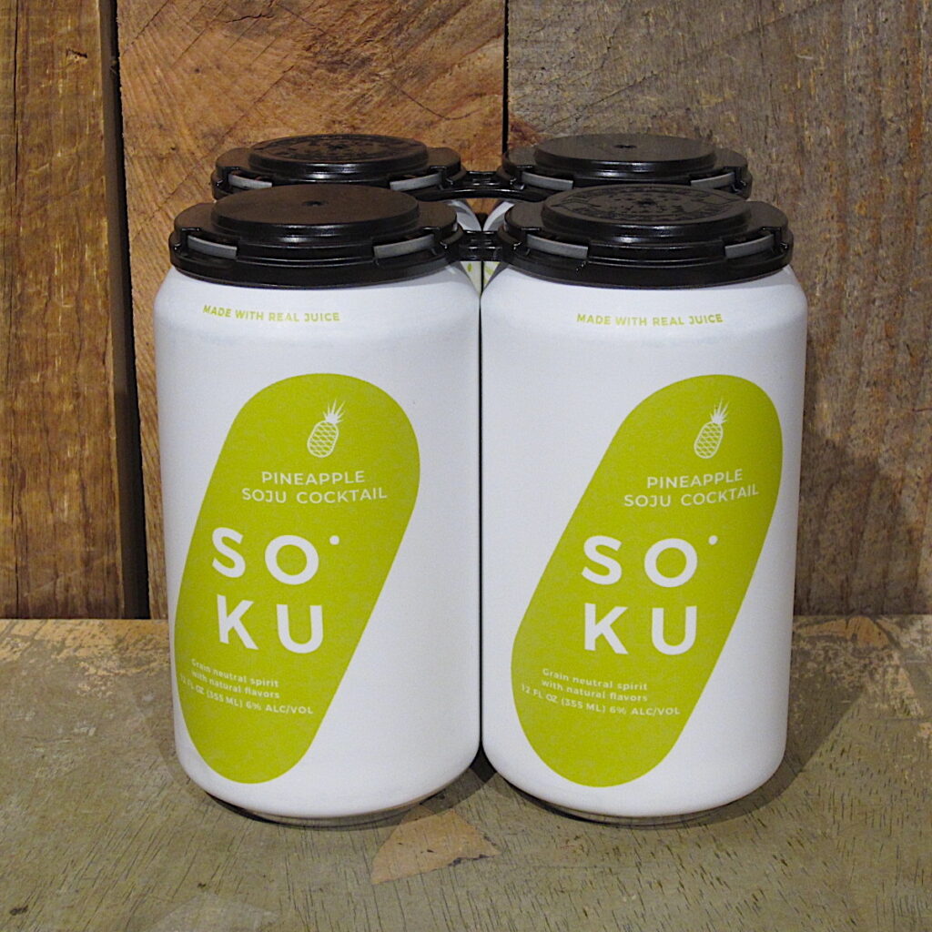 Soku Pineapple Soju Seltzer pack