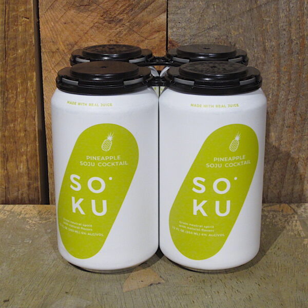 Soku Pineapple Soju Seltzer pack