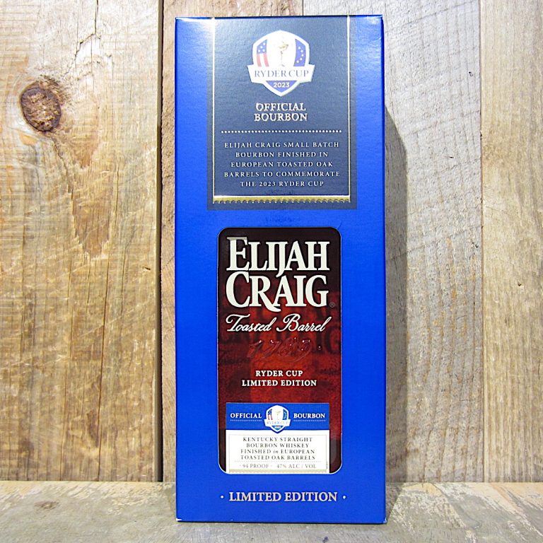 Elijah Craig Toasted Barrel Bourbon Ryder Cup Limited Edition 750ml Oak and Barrel