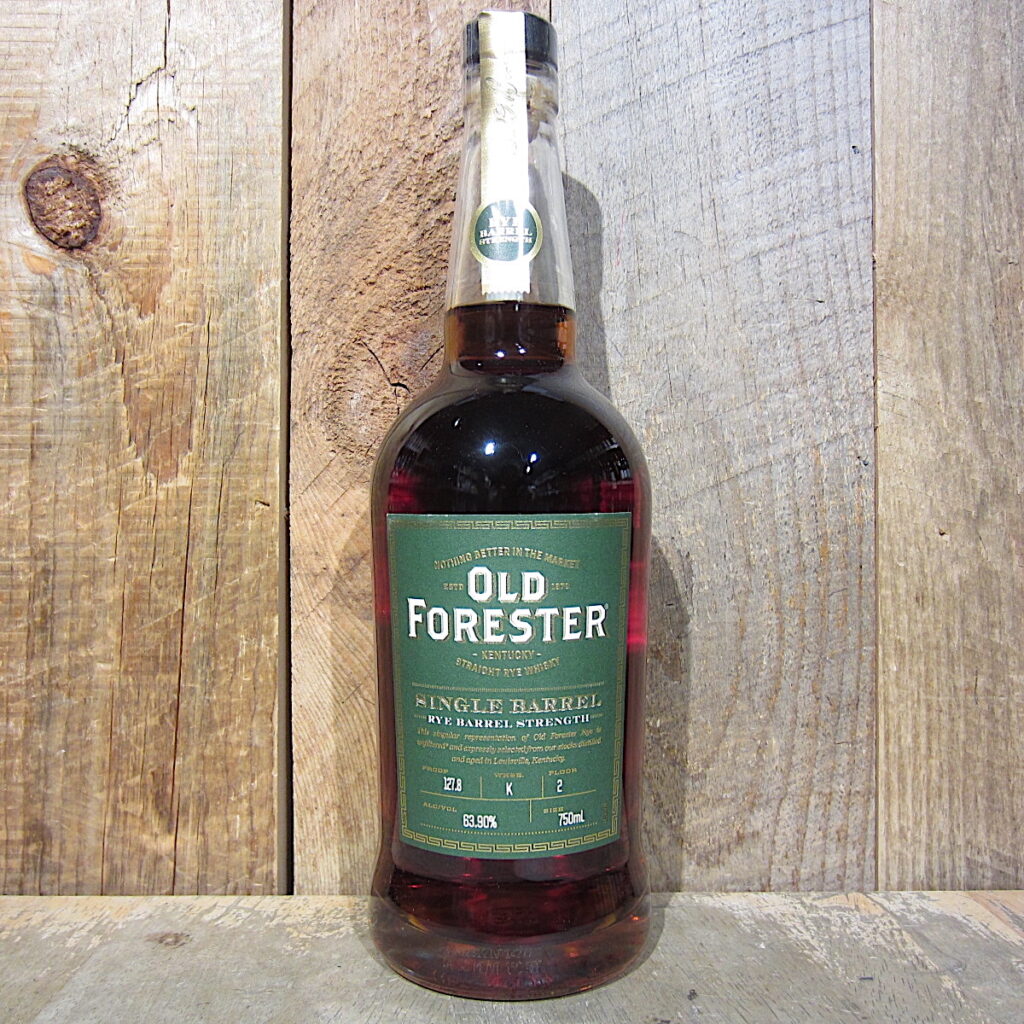Old Forester Single Barrel Rye proof