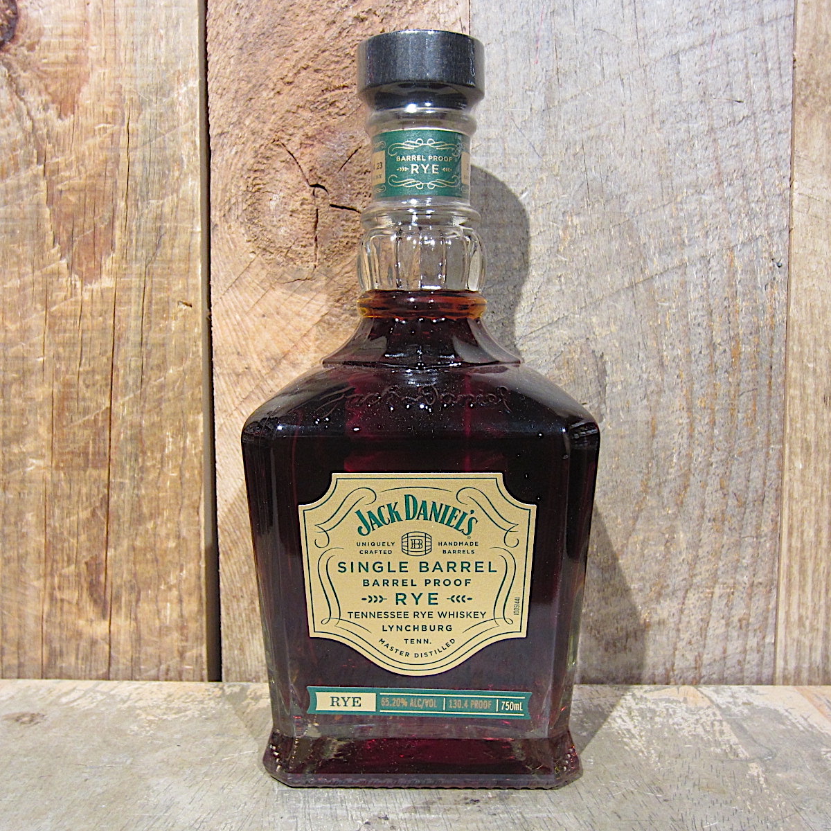 Jack Daniels Single Barrel Rye 130.4 Proof 750ml Oak and Barrel