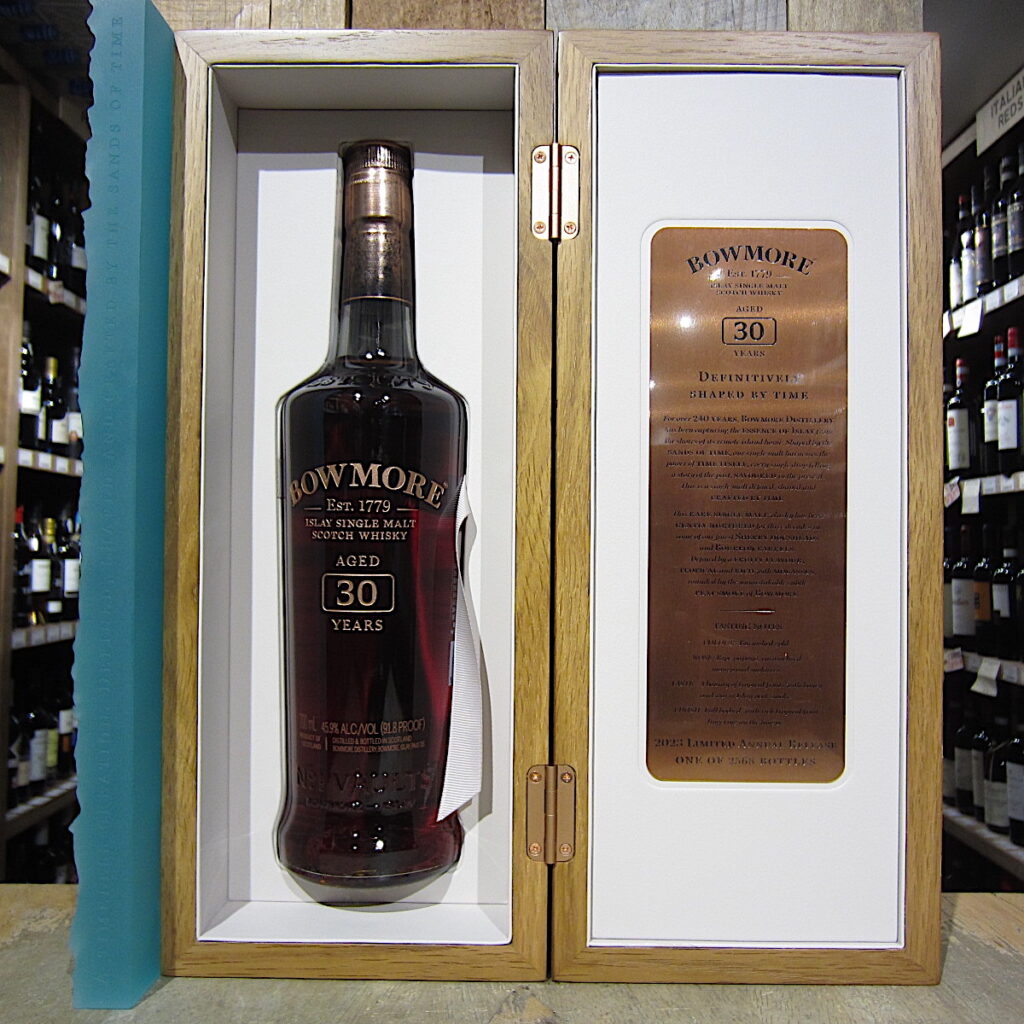 Bowmore No. 1 Vault 30 Year Single Malt Scotch Whiskey 700ml (3) Bowmore No. 1 Vault 30 Year Single Malt Scotch Whiskey 700ml 3