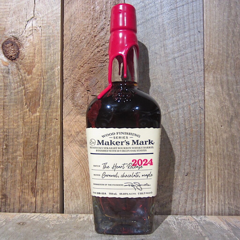 Makers Mark Limited Release Wood Finishing Series 2024 The Heart Release