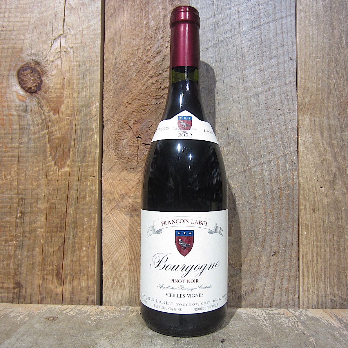 Francois Labet Bourgogne Pinot Noir Vieilles Vignes 2022/23 750ml - Oak ...
