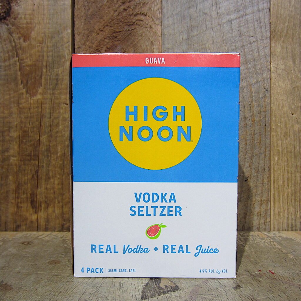 High Noon Vodka and Soda Guava pack