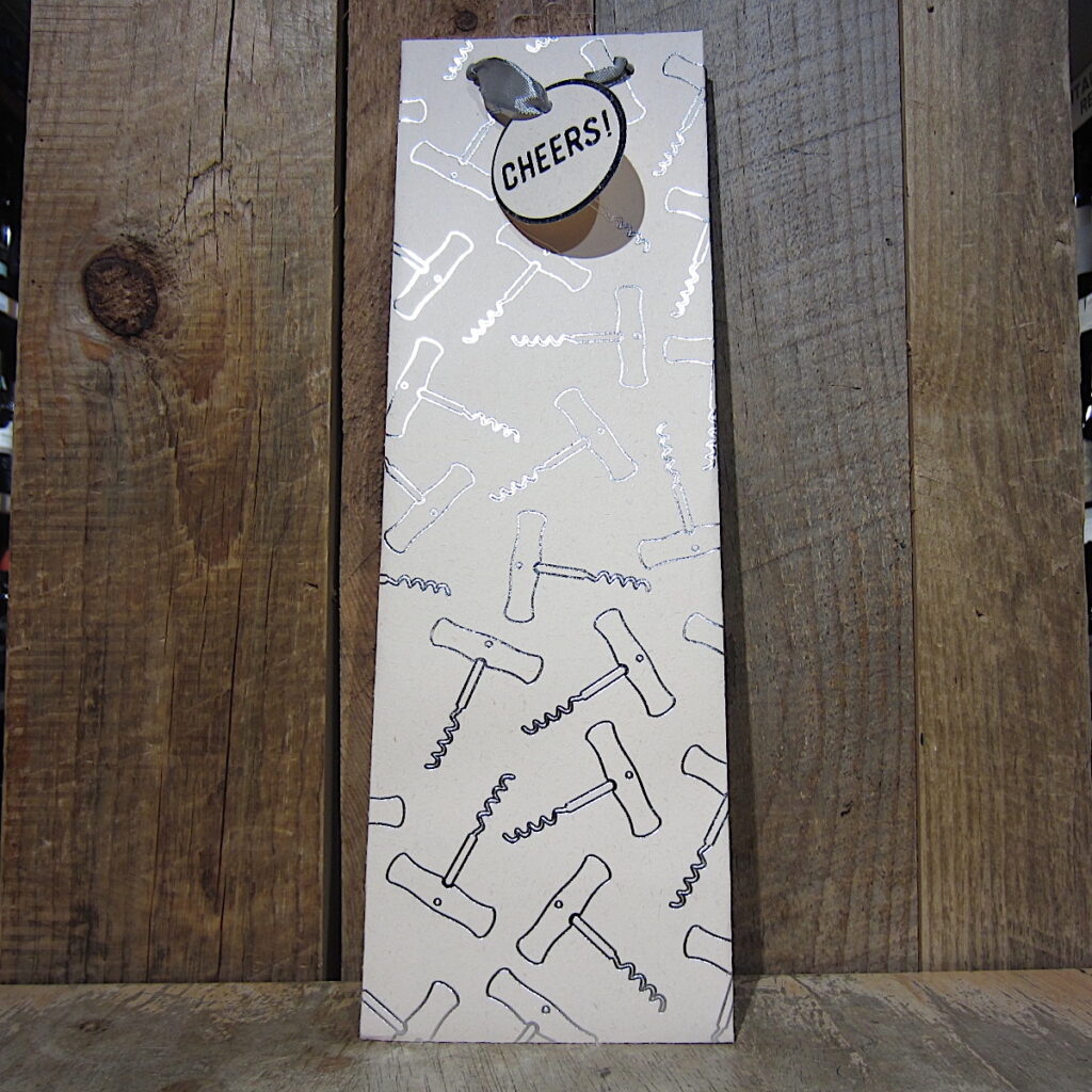 Foil Corkscrew Wine Bag