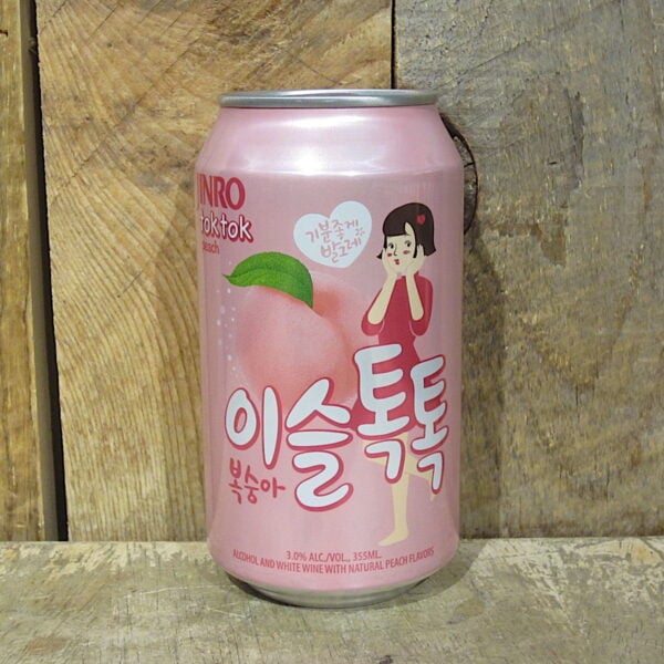 Jinro Tok Tok Peach can