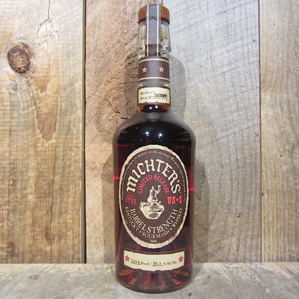 Michters Barrel Strength Sour Mash Whiskey